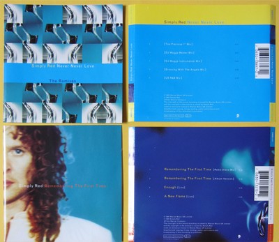 Simply Red - Remembering + Never never love / CD Singles
