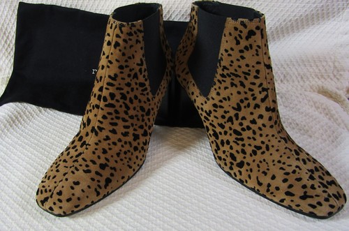 NWT Rag & Bone Suede Cheetah Ankle Boots Size EU 36.5 or US 6.5 Retail $412 - Picture 4 of 12