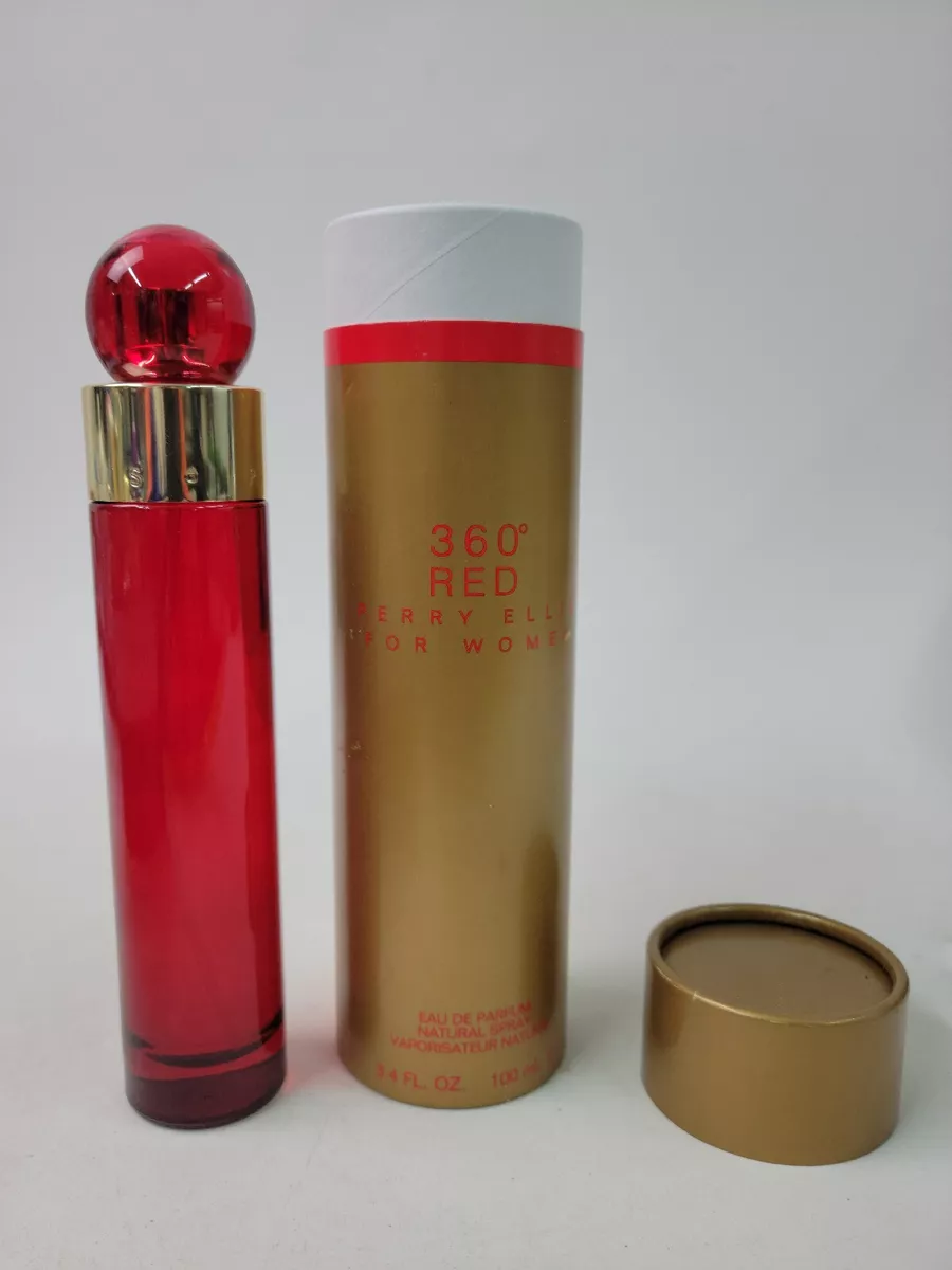 Perry Ellis 360 Red Eau de Parfum 3.4 oz 100 ml Spray For Women Vintage NIB