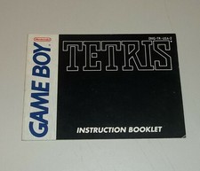Nintendo Game Boy Manual / Instruction Booklet - Tetris - No Game