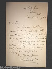 ALS  Hand Written Signed Letter (Henry) AUSTIN DOBSON - Author (1840-1921) 1921