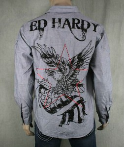 ed hardy denim shirts