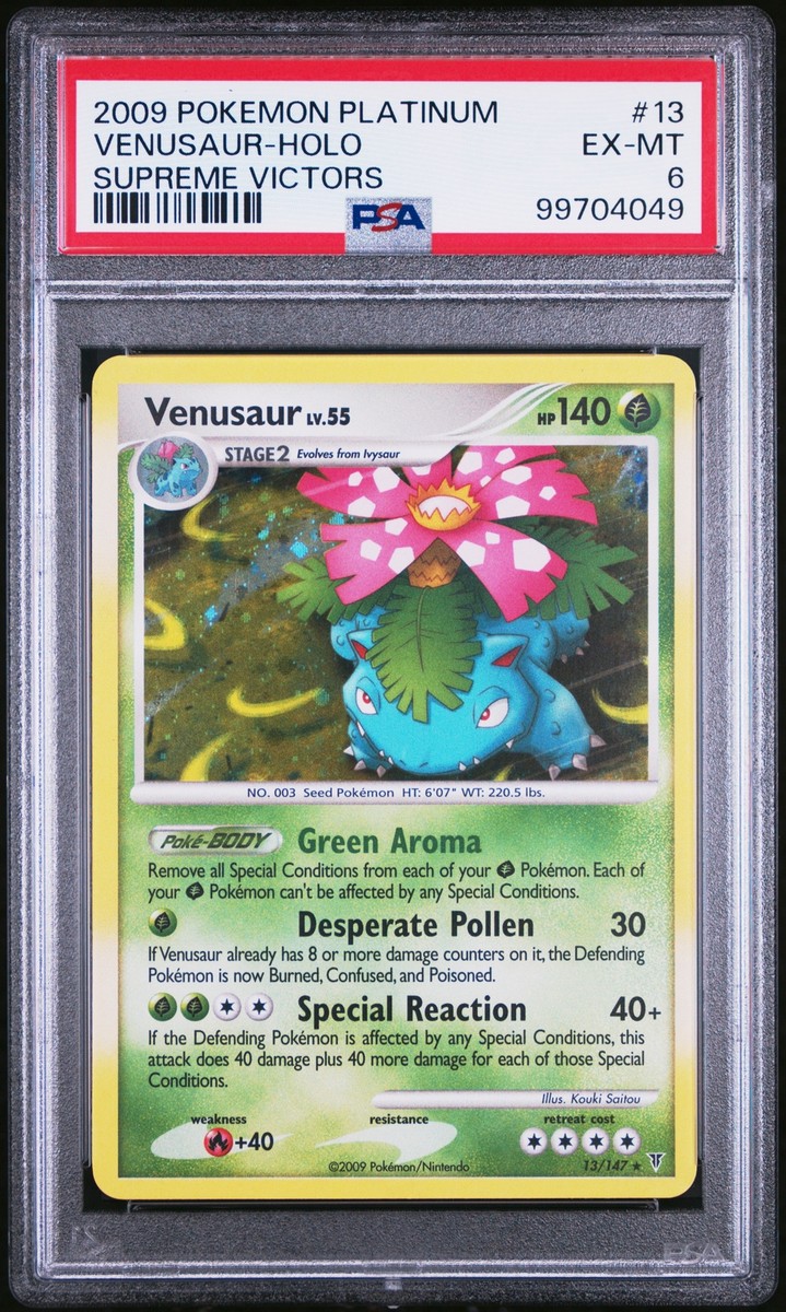 2009 POKEMON PLATINUM SUPREME VICTORS #13 VENUSAUR-HOLO PSA 6 | eBay
