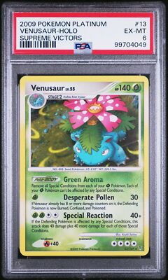 2009 POKEMON PLATINUM SUPREME VICTORS #13 VENUSAUR-HOLO PSA 6 | eBay