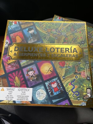 Deluxe Loteria Snake and Ladders 8 MDF boards 128 Class beads Plastic cards
