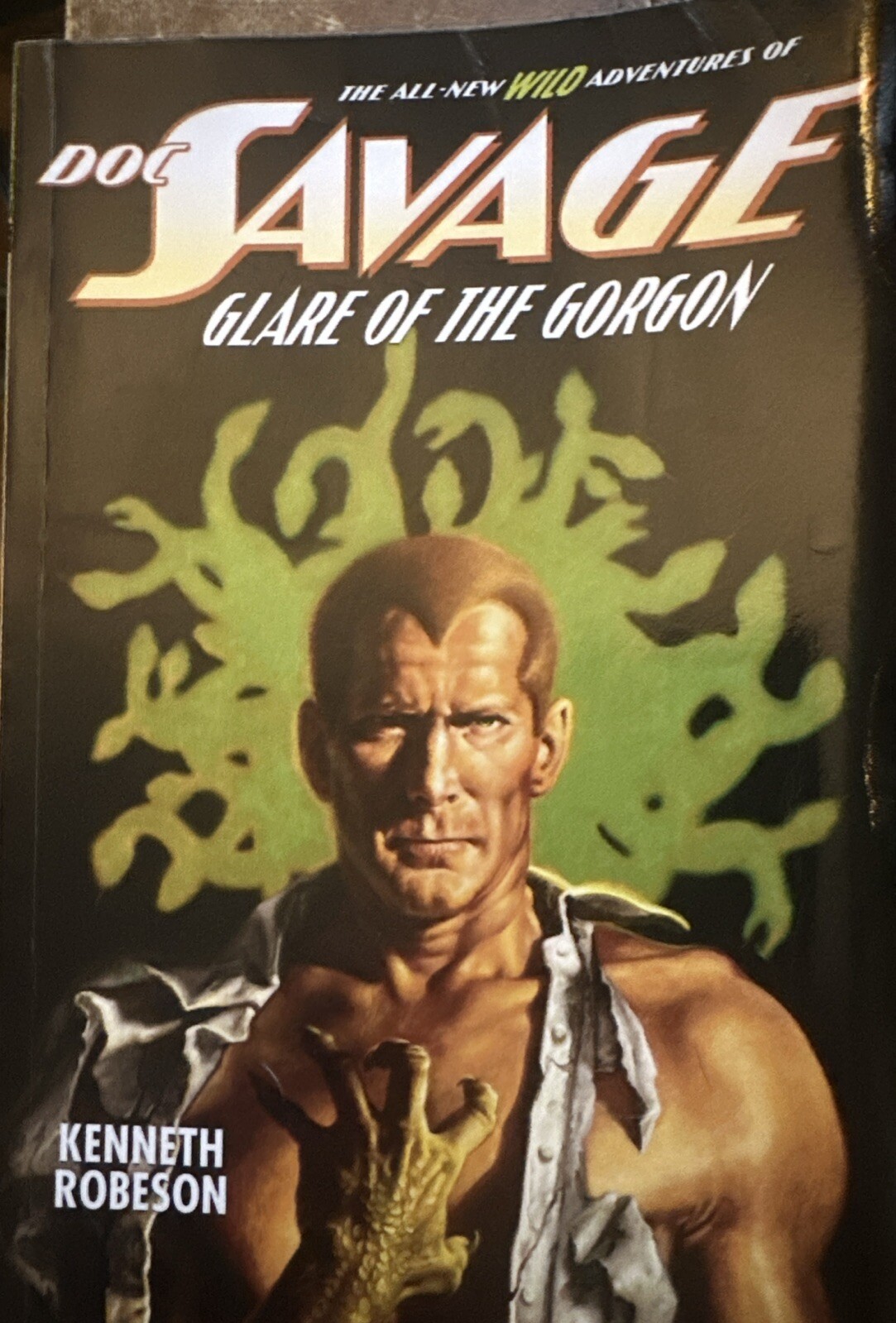 Kenneth Robeson ‘Doc Savage Glare of the Gorgon’ SC Book Excellent Condition