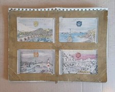 1956 VW FOTO KALENDER Käfer Bus Bulli Automobil Vintage Design 50er Volkswagen