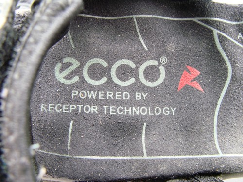 Ecco Yucatan Offroad Hiking Sandas Size 38 (US 7-7.5) Outdoor Black Gray Leather - Picture 13 of 14