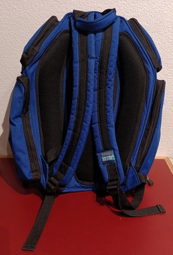 Troy Lee Designs Backpack Racing Team Moto Multi Pocket Blue EUC - Picture 2 of 7