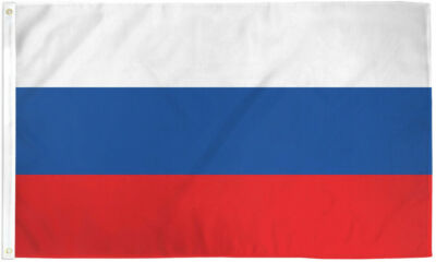 Russia National Flag Russian 3x5' FT Polyester Outdoor Banner Country Flags