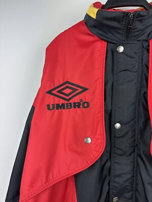 Vintage 90's Umbro Manchester United Soccer Cost Training Jacket