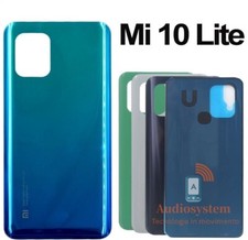 COVER POSTERIORE BACK ADESIVO Per XIAOMI MI 10 LITE 5G VETRO M2002J9G SCOCCA
