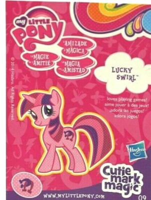 My Little Pony Figure Lucky Swirl Minifigure FIM Cutie Mark Magic