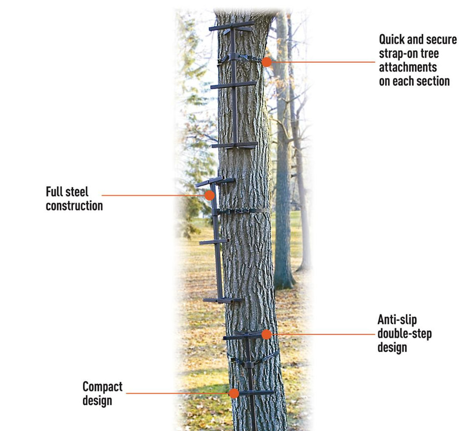 Portable 32" Climbing Sticks Outdoor Hunting Sport Tree Stand Ladder Step 3/Pack