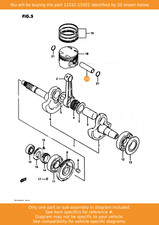 SUZUKI Pin, Piston, 12151-15501 OEM