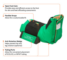 TruVue Lite Heel Protector with Wedge By EHOB Free- TRUVUELTW6