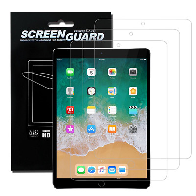 3PCS LCD Clear Screen Protector Shield Guard for 2025 iPad Pro 11 12.9'' Air 13'