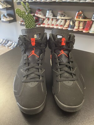 Air Jordan 6 Retro Black Infrared 2019 Style # 384664-060 Size 11
