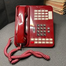 VODAVI STARPLUS Sp-61612-60 Analog Enhanced Phone MAROON BURGUNDY 6 available