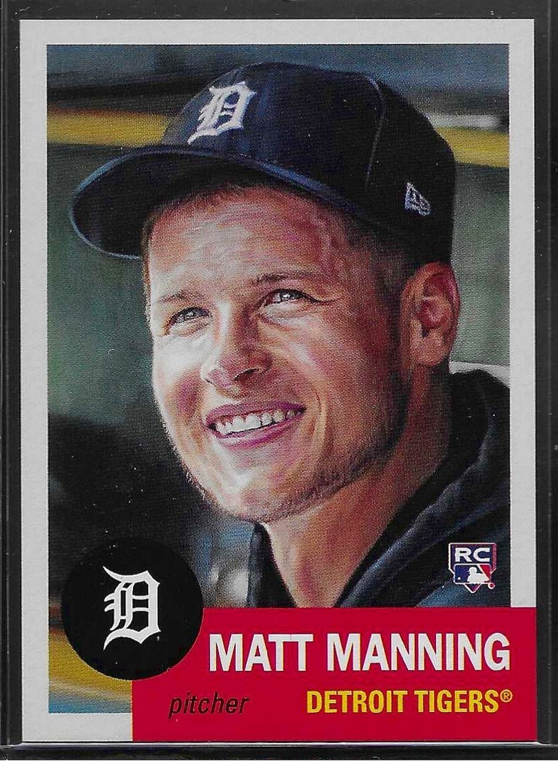 2022 TOPPS LIVING SET # 498 MATT MANNING Rookie Detroit Tigers 2,177 Printed