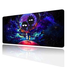 Large Gaming Mouse Pad Anime Night Sky Space Stars Custom Desk Pad,... Fast Ship