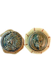 Two Antique Vintage Native Purses Beaded Coin Purses - NO US TARIFFS