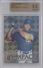 1999 Bowman Chrome Impact Early Impact Corey Patterson #I5 BGS 9.5 GEM MINT 0l2