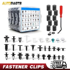 1101PCS Car Retainer Clips Auto Panel Trim Fasteners Push Pin Rivet Bumper Kit