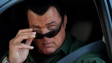 Steven Seagal Looking Over The Glasses 4x6 Photo Print