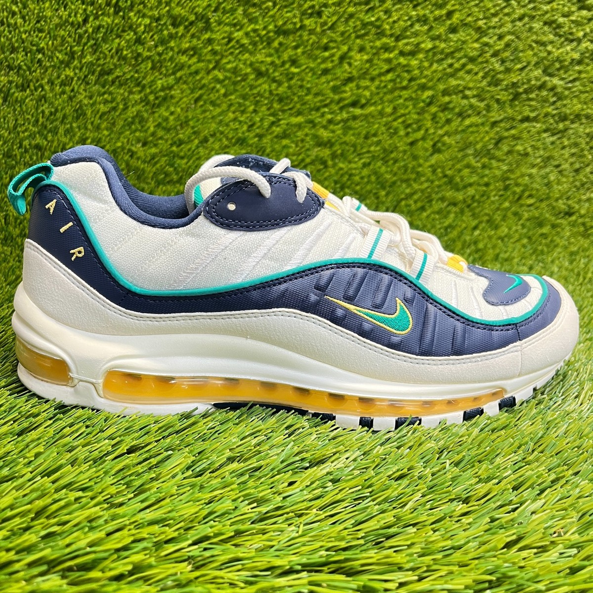 Shoes Nike Nike 98 Blue And White Men's Shoes Nike Air Max 98