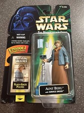 Star Wars Hasbro Aunt Beru Flashback Photo 1998 Episode 1 MOC Figure w droid