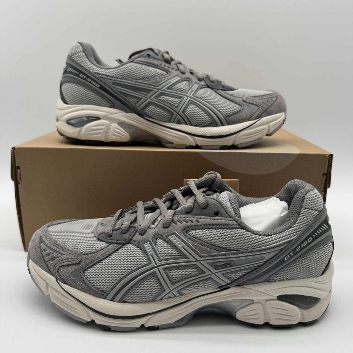 ASICS GT 2160 Cement Grey 1203A605-020 Mens and Womens Sizes | eBay