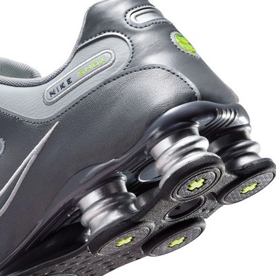 Nike Shox NZ Running Shoes Dark Grey / Wolf Grey / Volt Sz  display picture 3