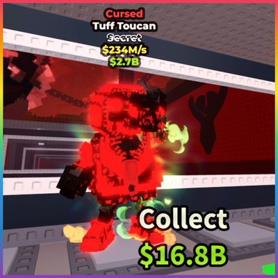 #ad Tuff Toucan CURSED 👹 VERY RARE 234M s ✅ Steal a Brainrot🔥ROBLOX $15.99