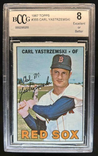 1967 Topps Carl Yastrzemski #355 Red Sox BCCG 8