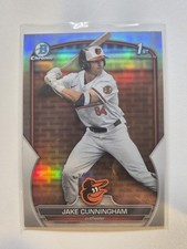 2023 Bowman Chrome 1st Refractor Jake Cunningham BDC 198 Orioles