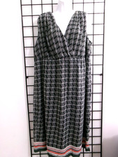 "NEW" LANE BRYANT / ORG 69.50   SIZE 18  DEEP V FRONT  BACK SHEATH DRESS