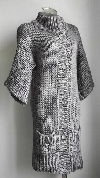 Women American Vintage Sweater Grey Wool M