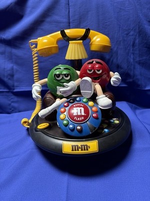 M&M's Animated Working Telephone w/ Box, Green & Red Characters
