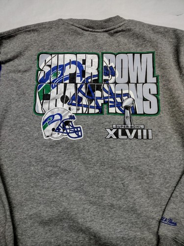 Mitchell & Ness Vintage Seattle Seahawks Fleece Pullover 4.0 Super Bowl Champion - Bild 9 von 12