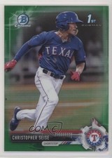 2017 Bowman Draft Chrome Green Refractor 66/99 Chris Seise Christopher 0b3