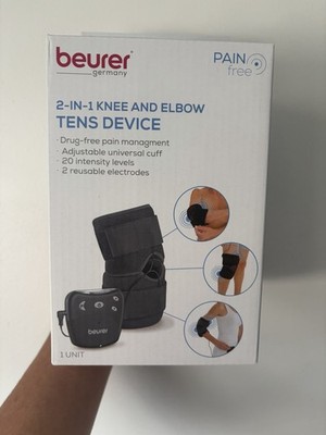 Beurer EM34 Wearable Knee & Elbow TENS Unit, 1-Channel Universal Cuff