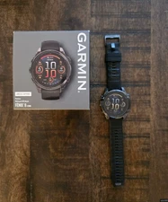Garmin Fenix 8- 47mm, Sapphire, Carbon Gray (Brand New, Never Used).