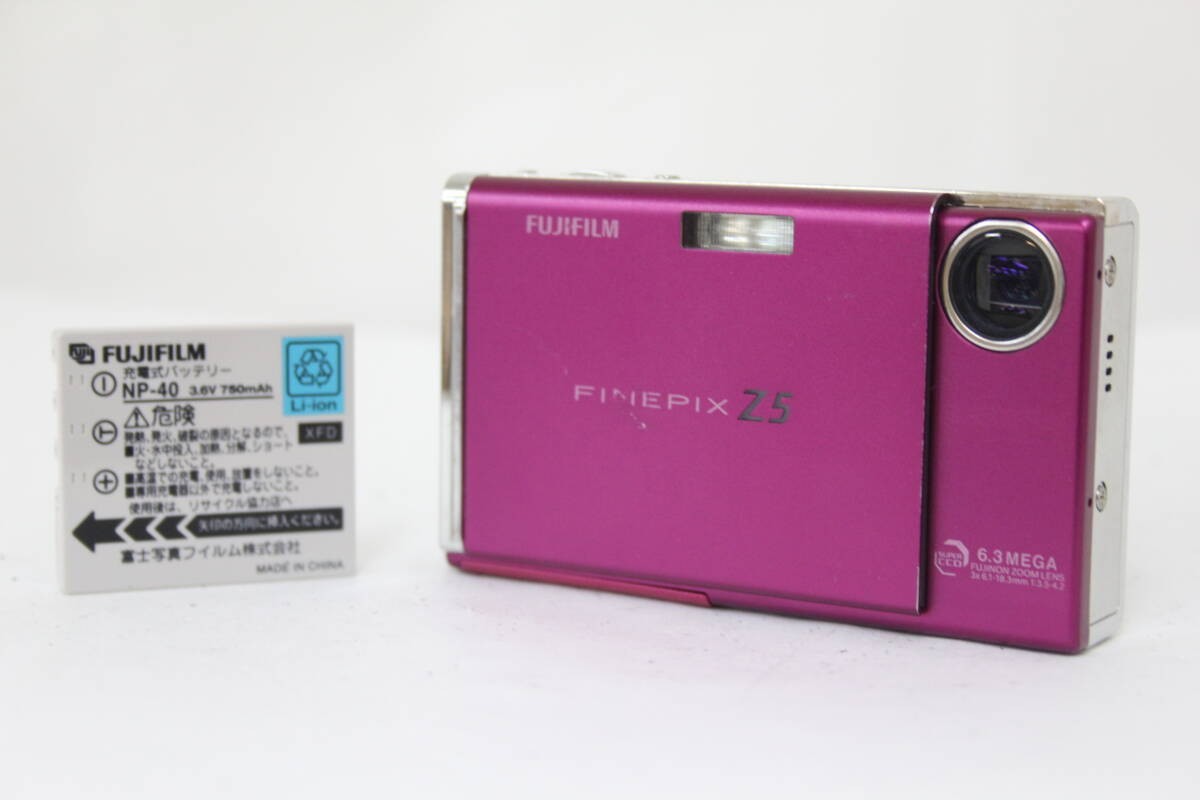 FUJIFILM FINEPIX Z5 fd Digital Camera 6.3MP Pink Used Japan Tested