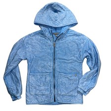 Girls Lucky Brand Blue Wash Cloud Jacket Size Youth 10/12