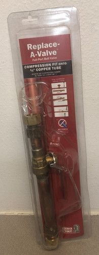 Sioux Chief Replace-A-Valve 1/2 in. Copper Compression Ball Valve Lever
