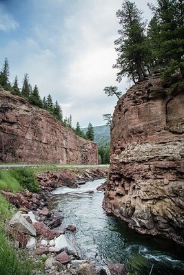 Photo:Crystal River Pitkin County Colorado 2015 Rocky Cliffs Trout Stream