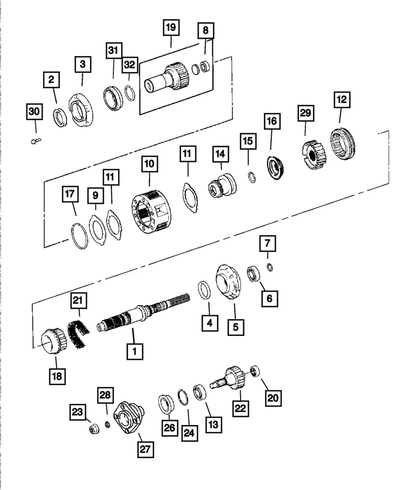Extensión de caja de transferencia Mopar original 4338973 Foto 4 de 4