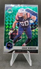 2021 Panini Mosaic Green Mosaic Prizm #141 Chase Winovich Patriots Football Card
