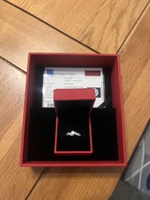The Forever Diamond Platinum 0.37ct Diamond Twist Solitaire Ring